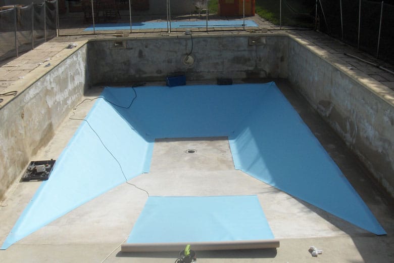 Chiffrage liner piscine